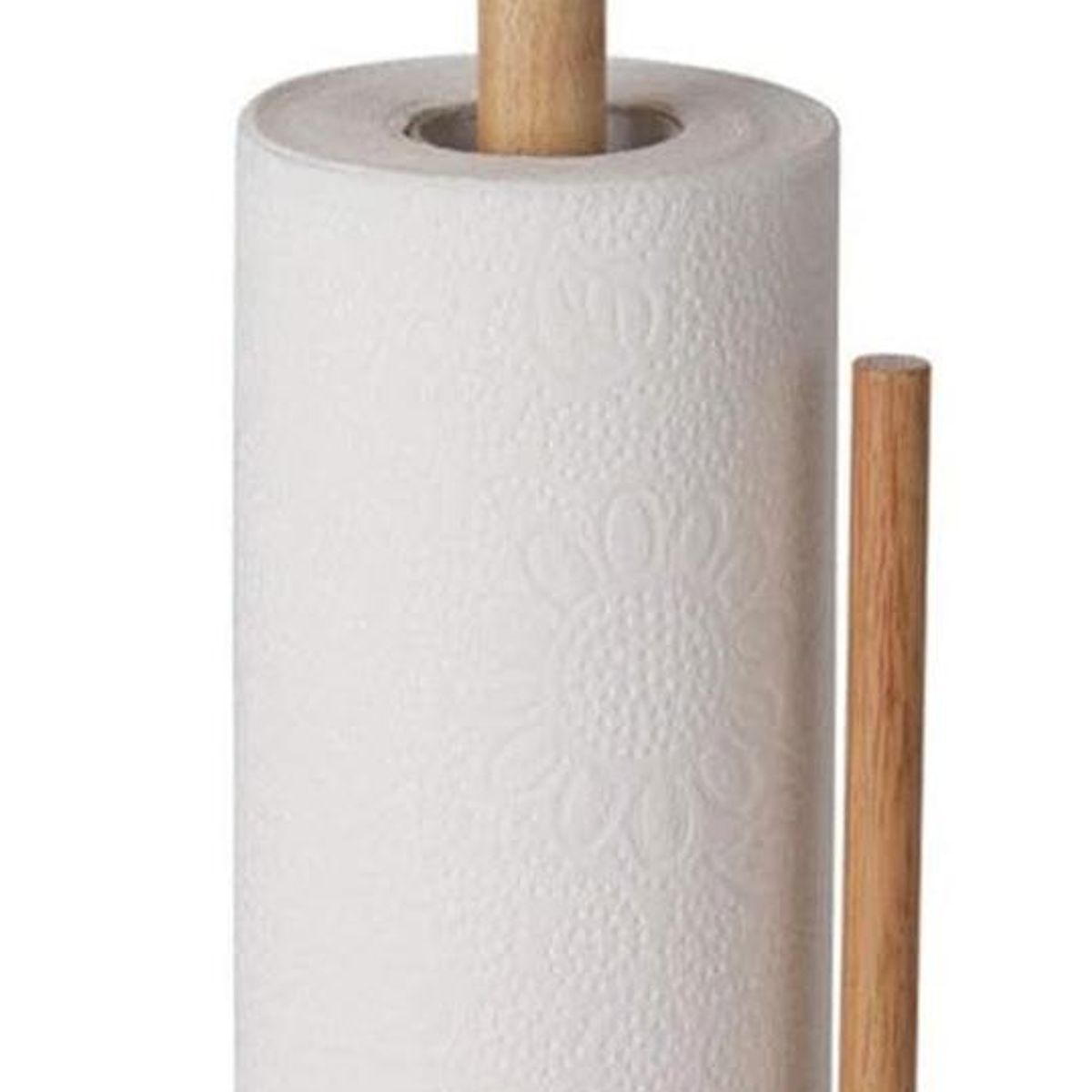 GENERICO - Soporte de Madera Pino para Toallas de Papel y Cocina