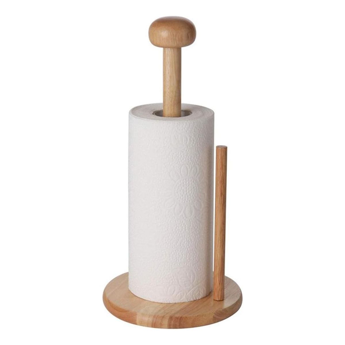 GENERICO - Soporte de Madera Pino para Toallas de Papel y Cocina