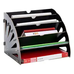 GENERICO - Estante Organizador de Madera para Escritorio y Archivos