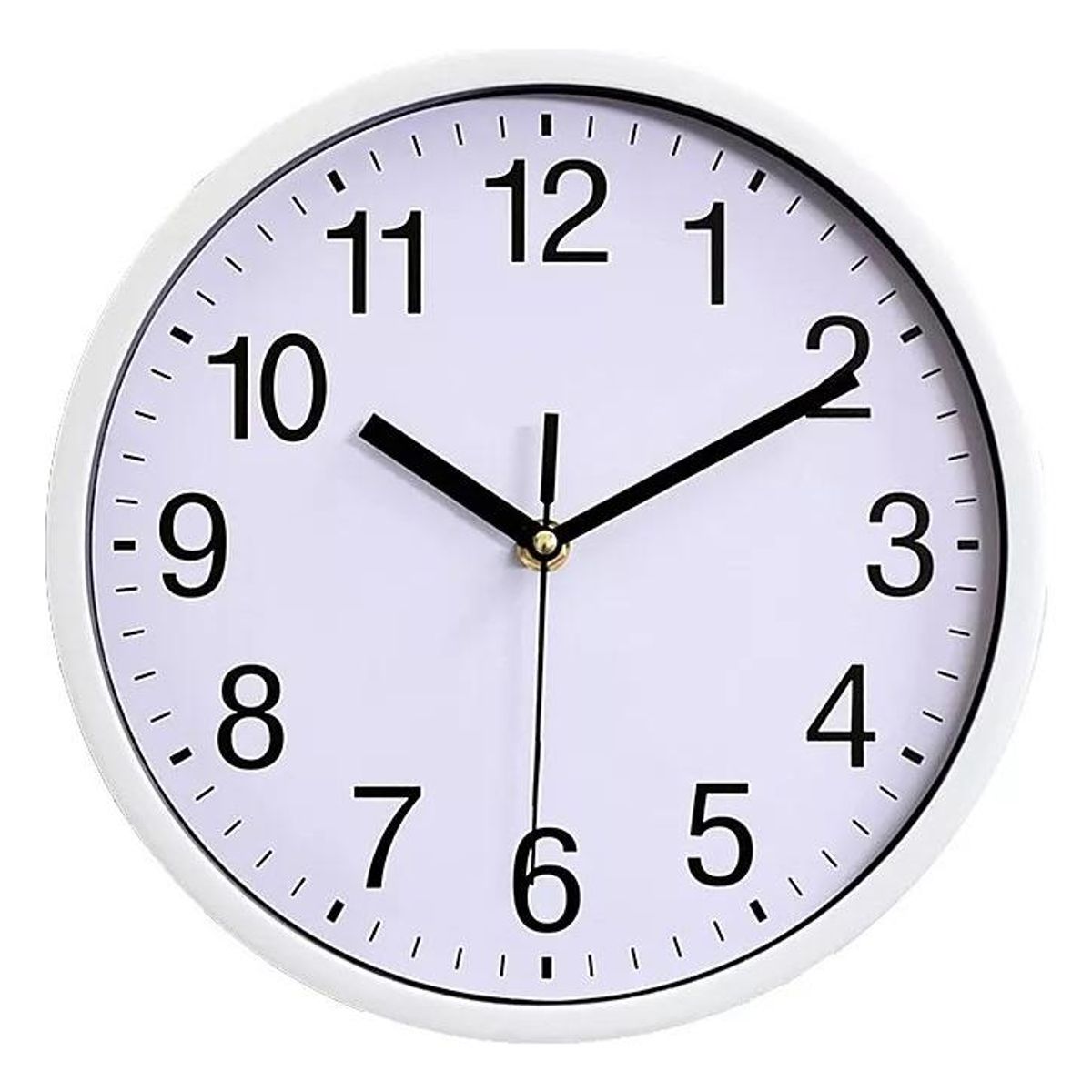 GENERICO - Reloj de Pared Moderno Analógico 30cm Silencioso Blanco