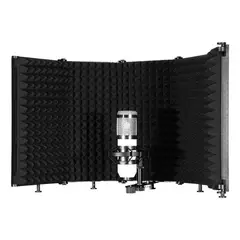 GENERICO - Panel Acústico Insonorizante de 5 Piezas para Micrófono