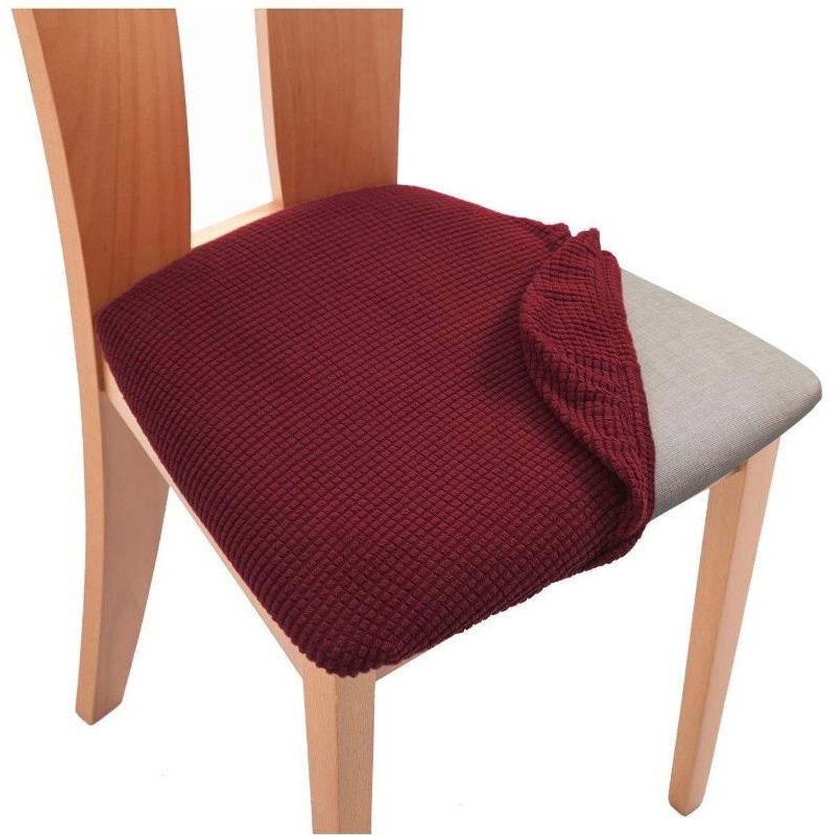 GENERICO - Set de 6 Fundas Elásticas para Sillas de Comedor