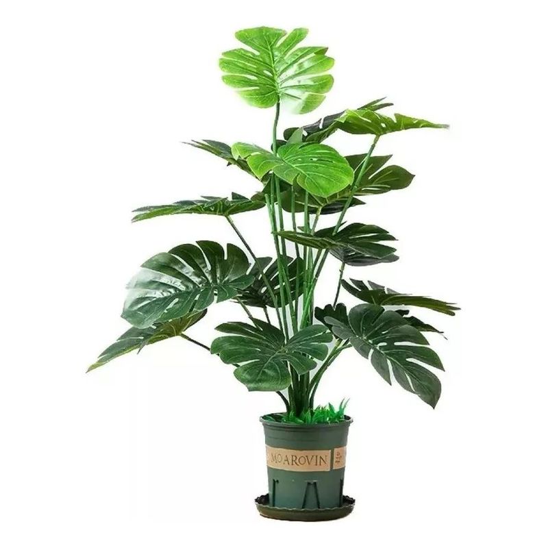 GENERICO - Planta Artificial de Árbol con 18 Hojas - 70 cm