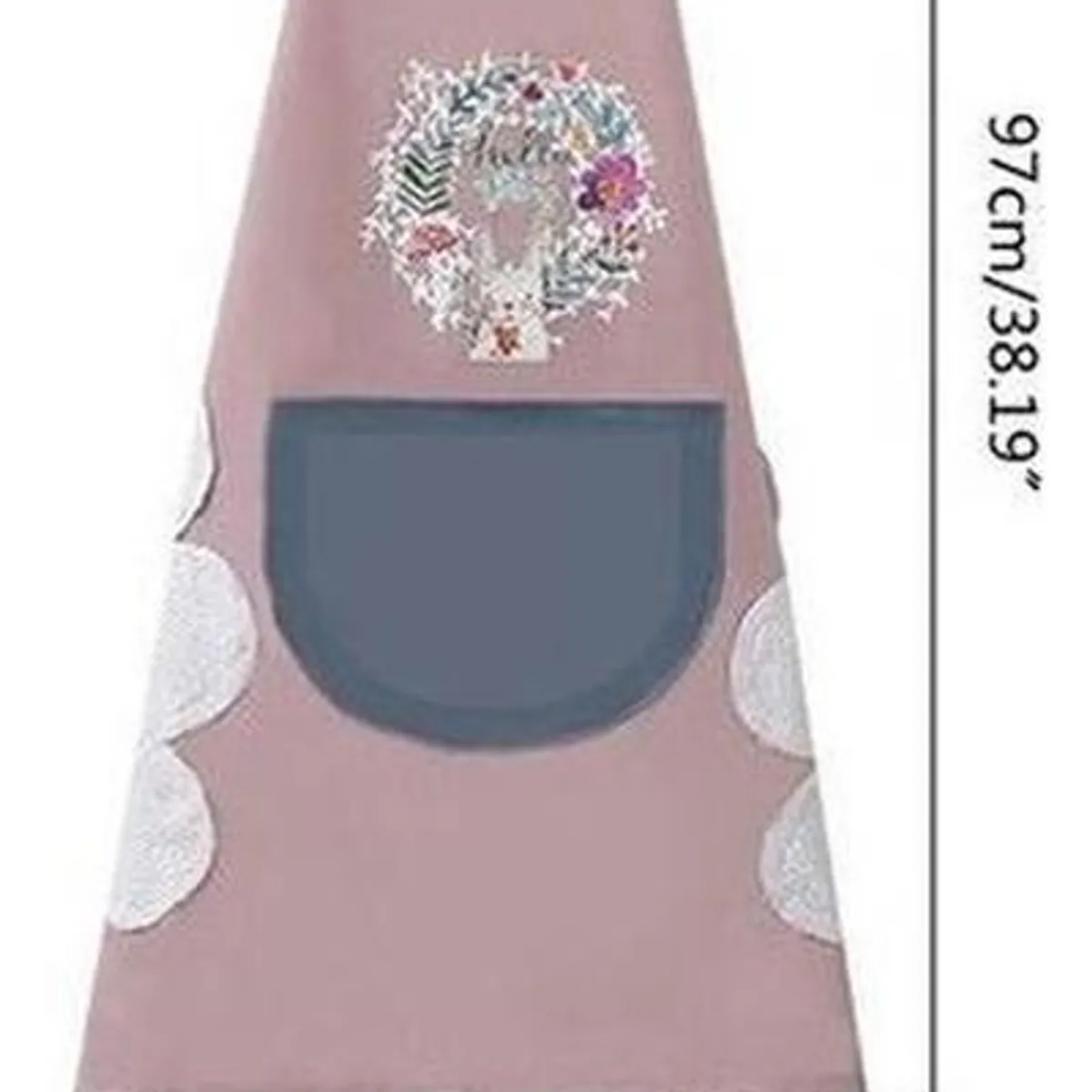 GENERICO - Delantal de Cocina Impermeable Conejito Rosa