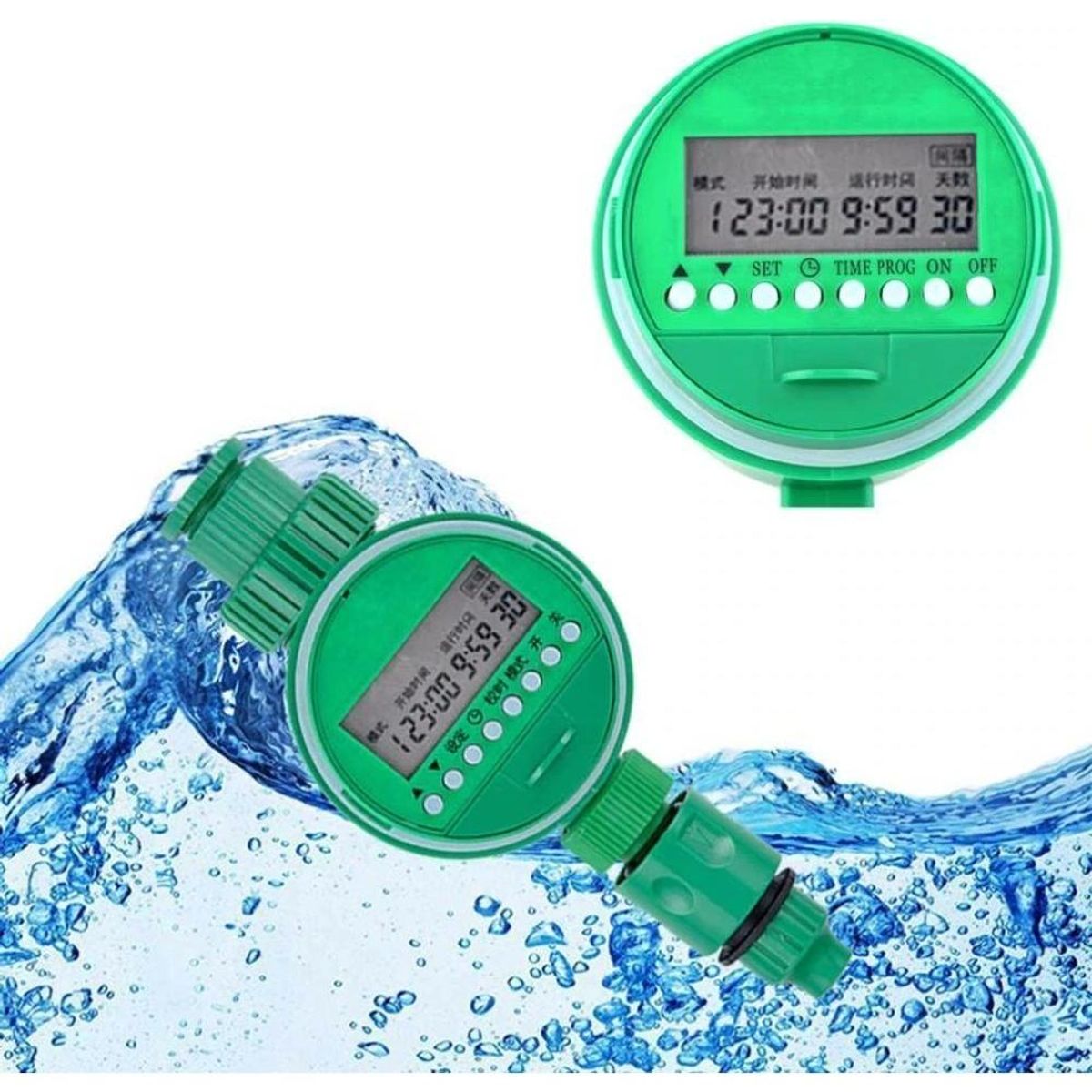GENERICO - Temporizador de Riego Automático Digital con Pantalla LCD