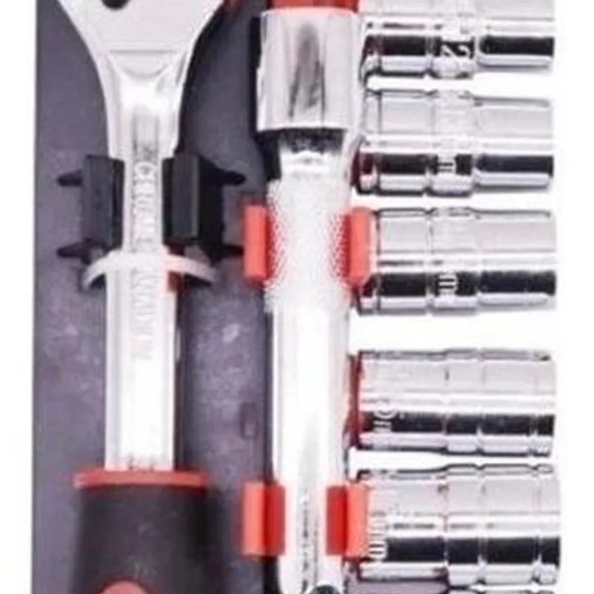 GENERICO - Set de Herramientas con Dados de 12 Piezas para Motos y Autos