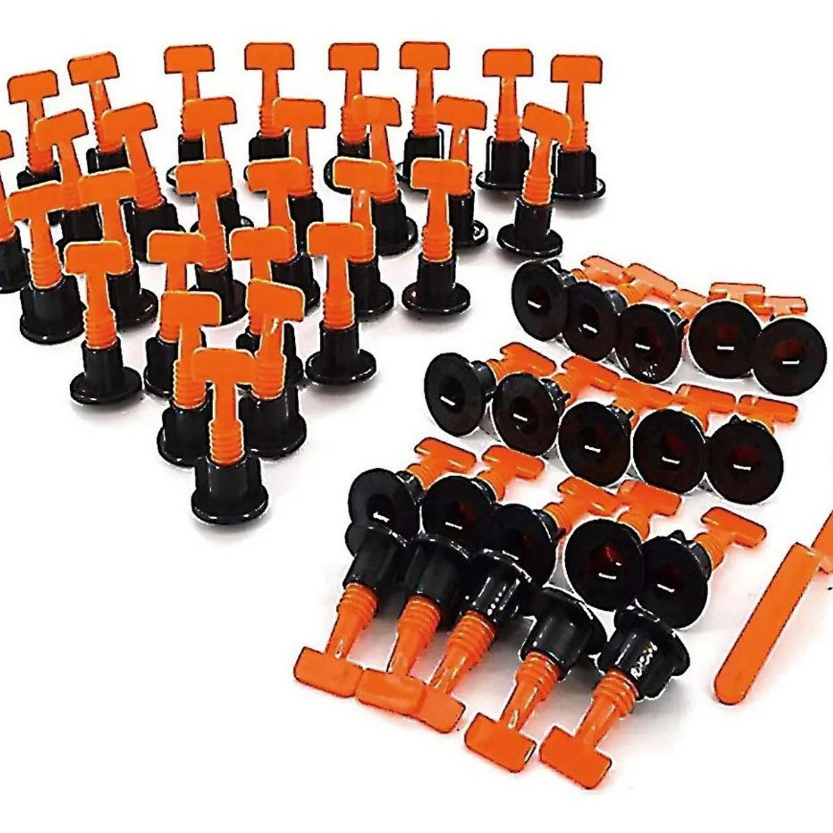 GENERICO - Kit de Niveladores Reutilizables para Cerámica - 100 Unidades