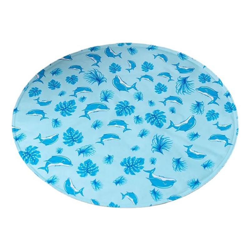 GENERICO - Manta Refrescante Redonda de Gel para Mascotas - 50 cm