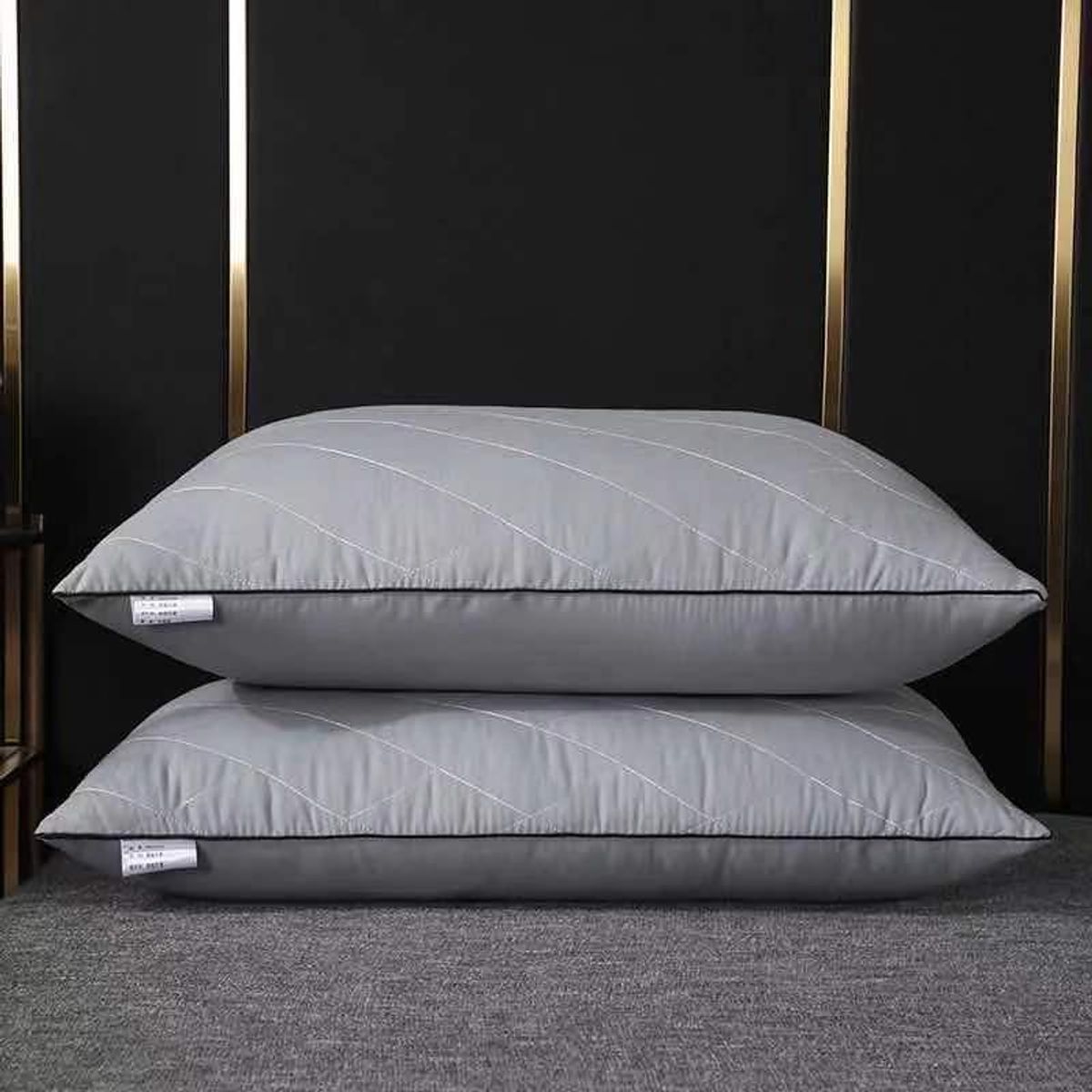GENERICO - Pack de 2 Almohadas de Microfibra en Varios Colores