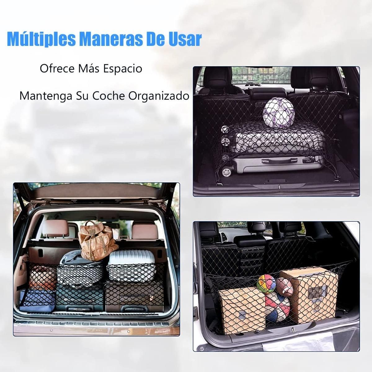 GENERICO - Red de Almacenamiento Elástica para Maletero de Auto