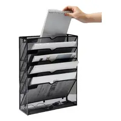 GENERICO - Revistero de Metal para Escritorio con 5 Niveles