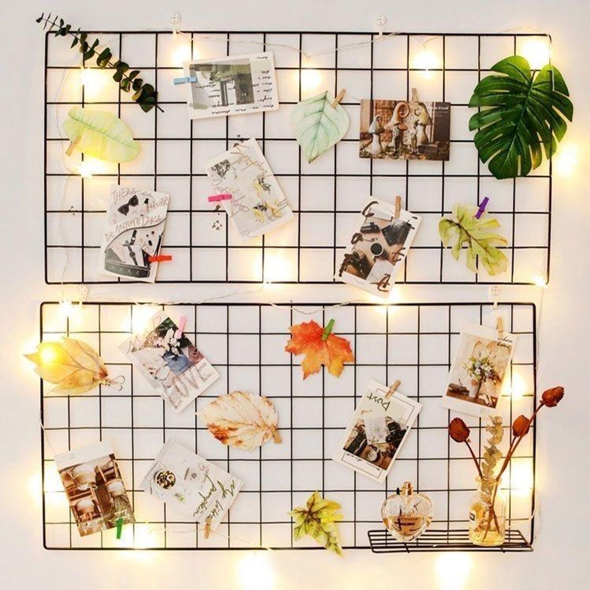 GENERICO - Rejilla Metálica Multimarco para Fotos 45x95 cm