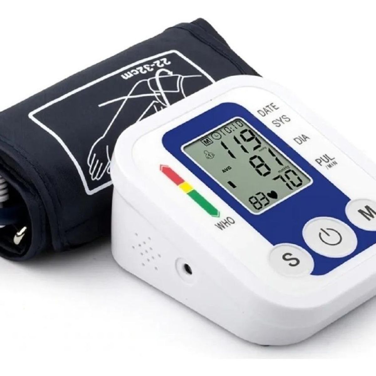 GENERICO - Máquina Digital de Presión Arterial con Pantalla LCD