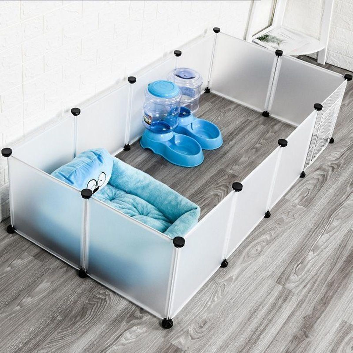 GENERICO - Valla de Seguridad para Mascotas Conejos y Perros