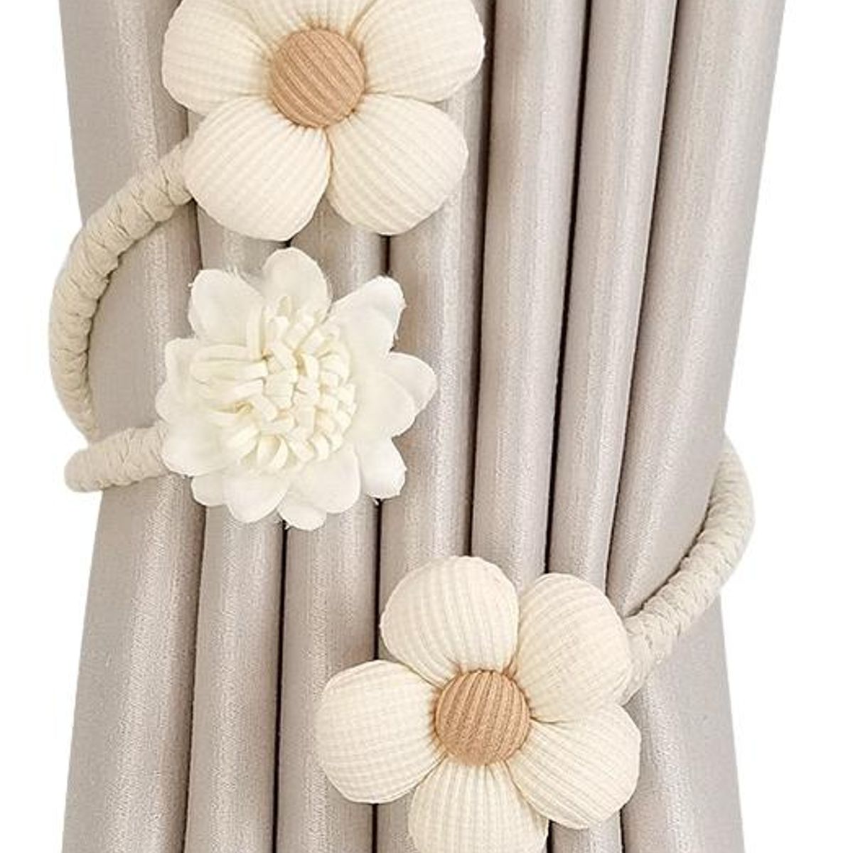 GENERICO - Abrazaderas Magnéticas para Cortinas Pack de 2 Unidades