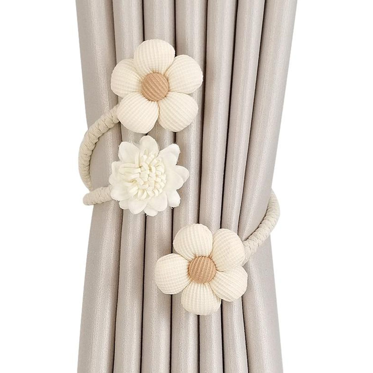 GENERICO - Abrazaderas Magnéticas para Cortinas Pack de 2 Unidades