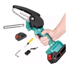 GENERICO - Motosierra Eléctrica Inalámbrica Portátil para Madera