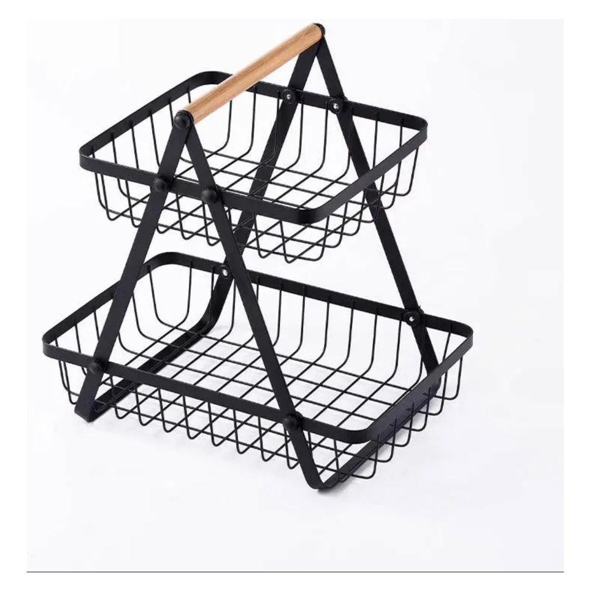 GENERICO - Frutero de Mesa Desmontable de 2 Niveles para Cocina