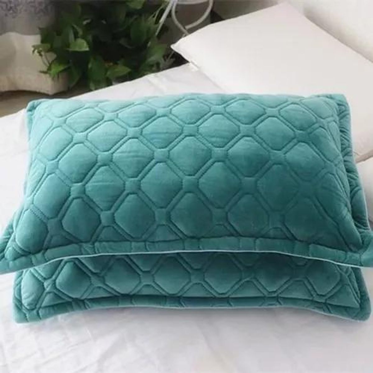 GENERICO - Fundas de Almohadas Gamuza Colores 50x75 con Cierre