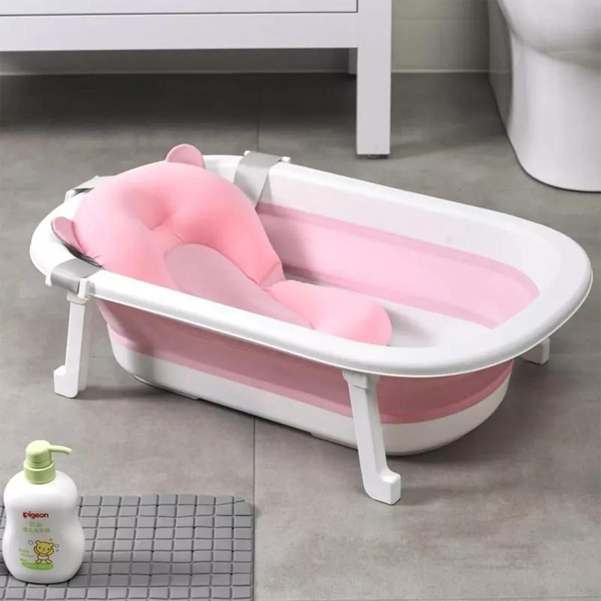 GENERICO - Bañera Plegable para Bebés con Base Antideslizante