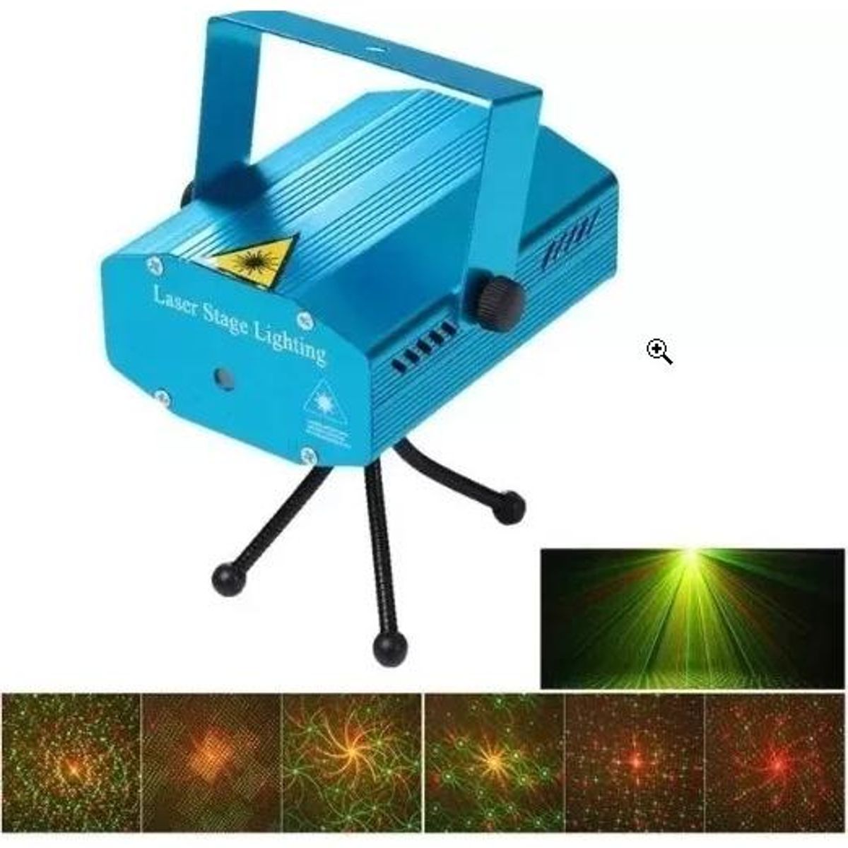 GENERICO - Proyector Láser Fiesta con Luces Rítmicas y Pedestal