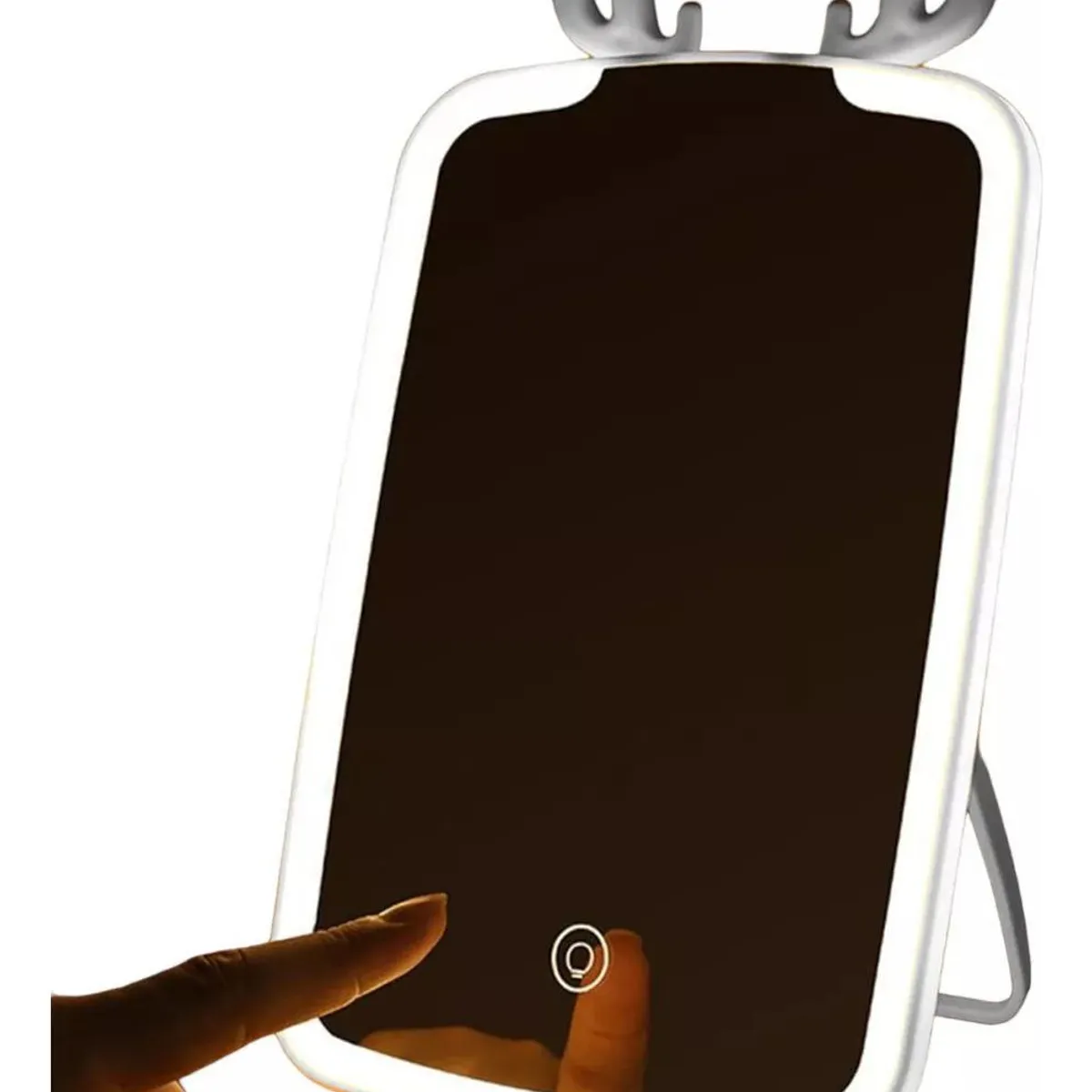 GENERICO - Espejo de Maquillaje Portátil LED Recargable con Luz