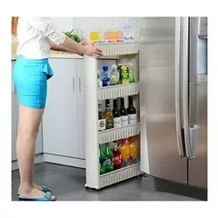 GENERICO - Organizador de Cocina y Baño Regulable con 4 Niveles y Ruedas