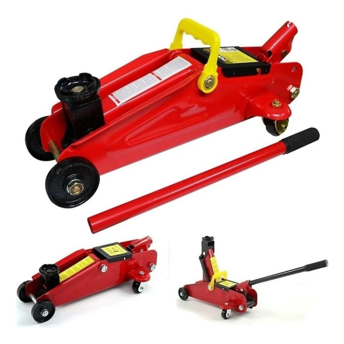 GENERICO - Gata Hidráulica de 2 Toneladas Tipo Caimán Reforzada