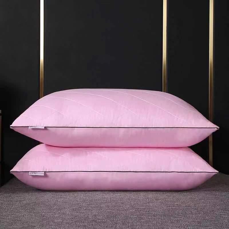 GENERICO - Pack de 2 Almohadas de Microfibra Suaves y Comprimidas