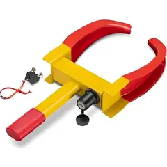 GENERICO - Traba de Rueda Antirrobo Universal para Autos y Motos