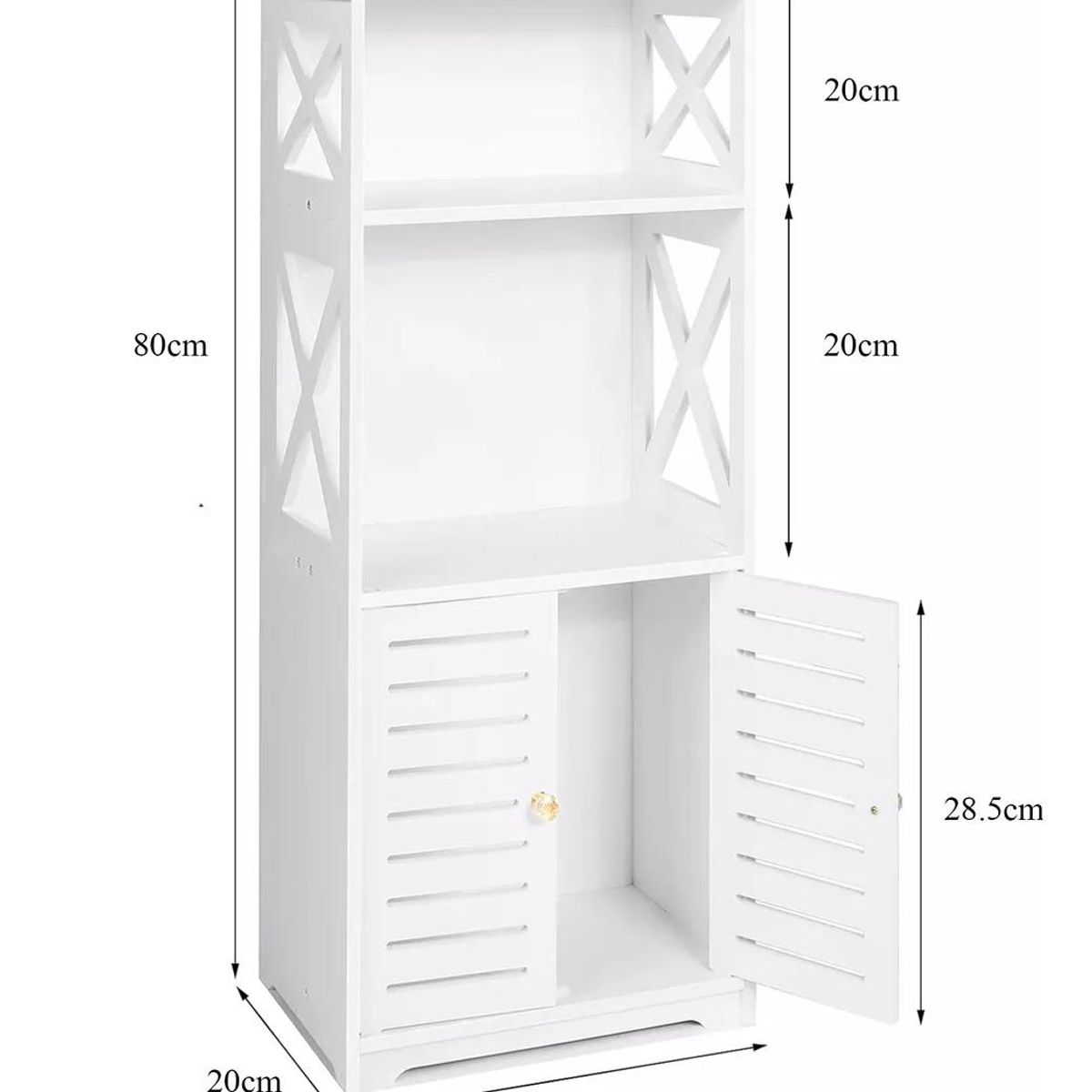 GENERICO - Estante Organizador de Baño Multiuso con 4 Niveles
