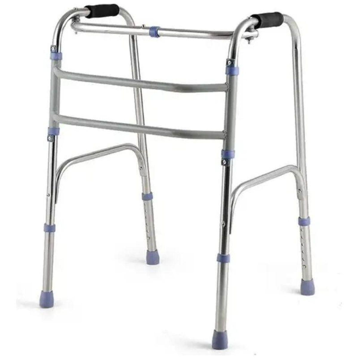GENERICO - Andador Ortopédico Plegable de Aluminio con Altura Ajustable