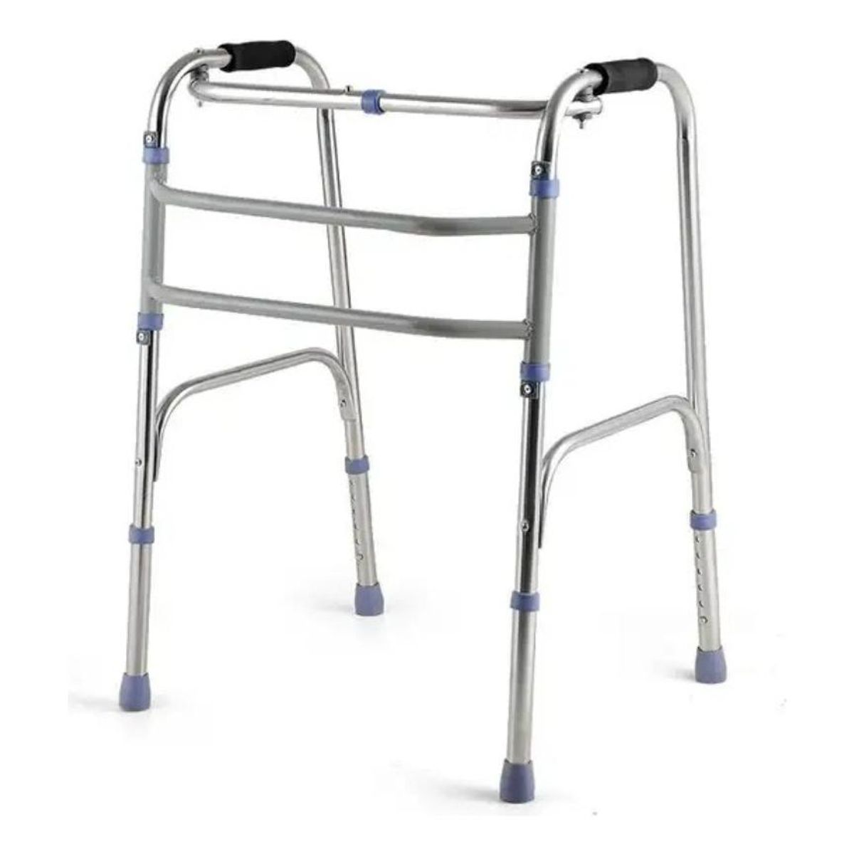 GENERICO - Andador Ortopédico Plegable de Aluminio con Altura Ajustable