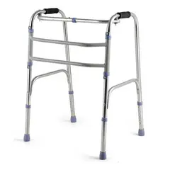 GENERICO - Andador Ortopédico Plegable de Aluminio con Altura Ajustable