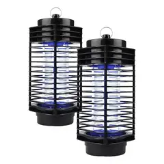 GENERICO - Lámpara Eléctrica UV para Mata Insectos - Pack de 2