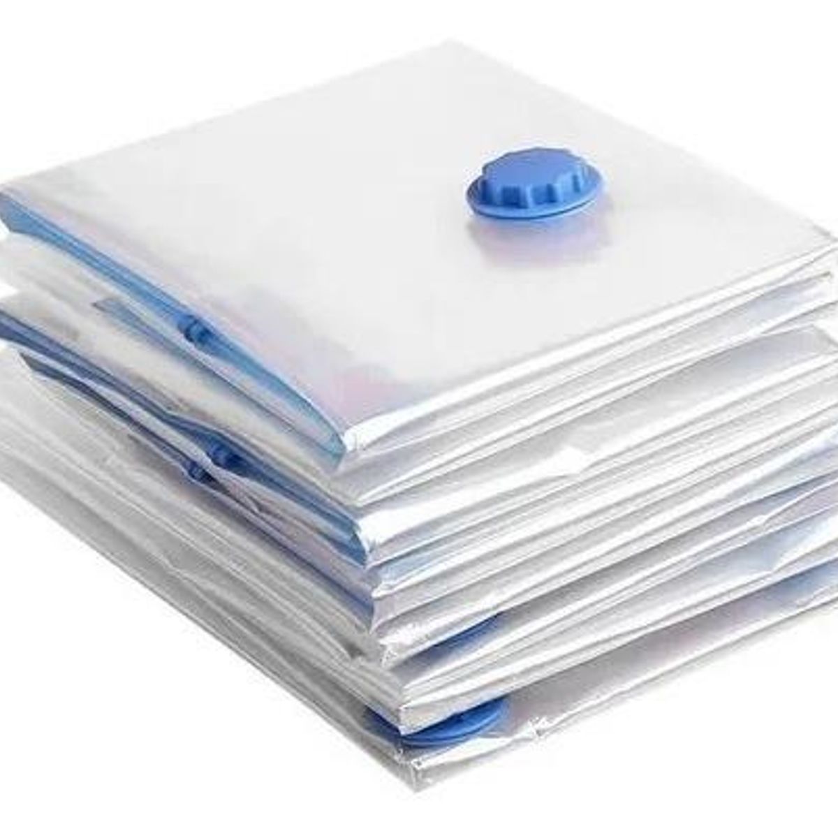 GENERICO - Bolsas al Vacío con Bomba Manual - 12 Unidades 70x110 cm