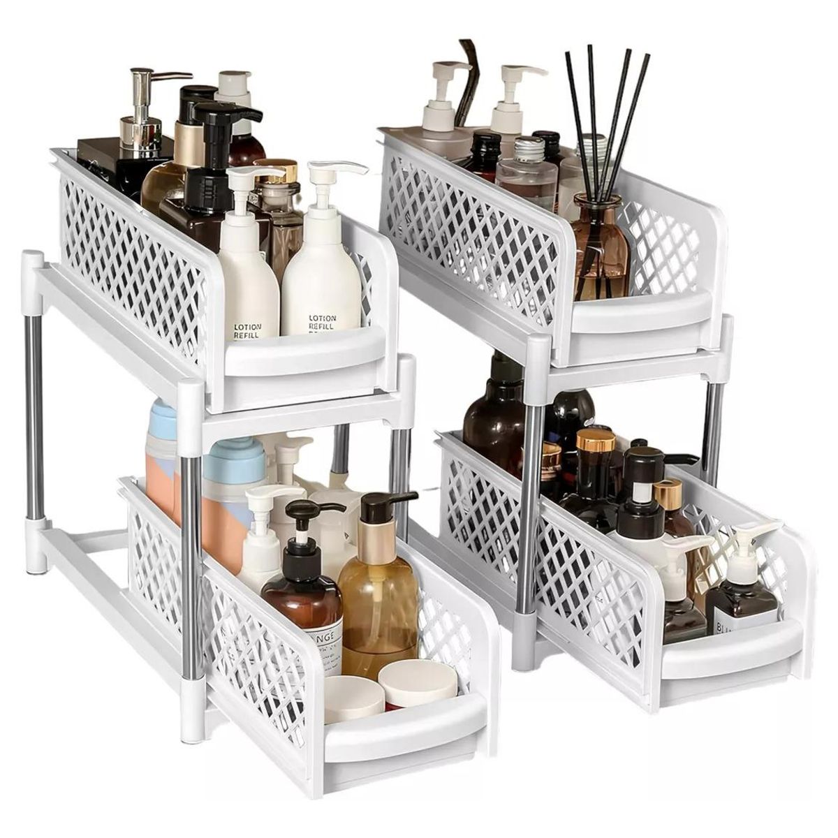 GENERICO - Organizador Deslizante de 2 Niveles para Fregadero