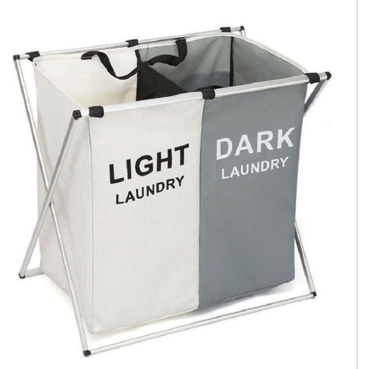 GENERICO - Canasto Plegable para Ropa Sucia con 2 Compartimentos