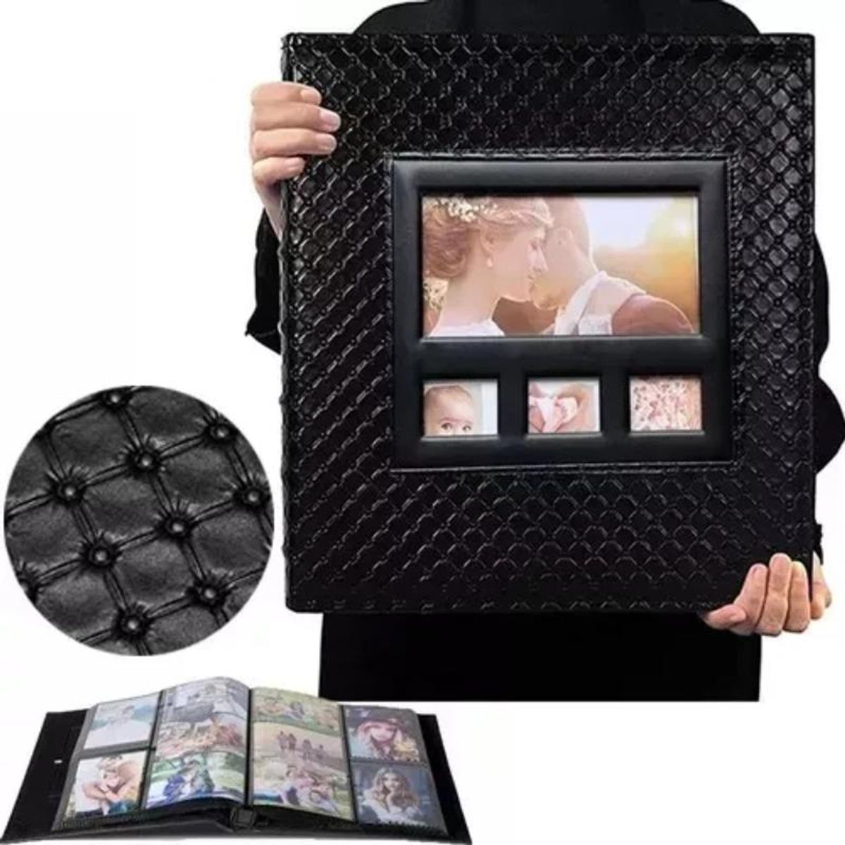 GENERICO - Álbum de Boda Familiar Grande para 600 Fotos 4x6