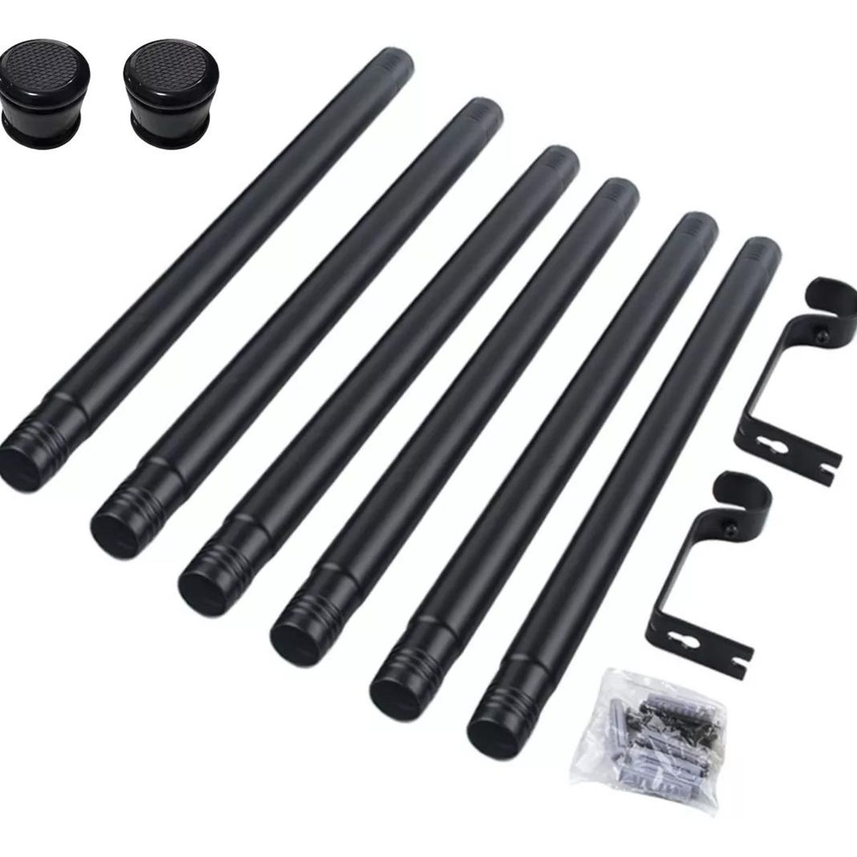 GENERICO - Barra Cortinero Metálica Ajustable 222 cm