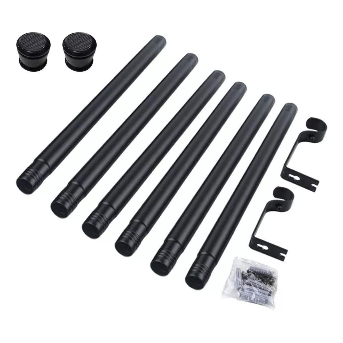 GENERICO - Barra Cortinero Metálica Ajustable 222 cm