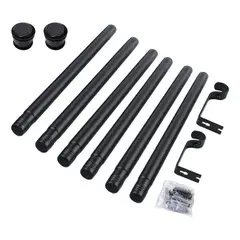 GENERICO - Barra Cortinero Metálica Ajustable 222 cm
