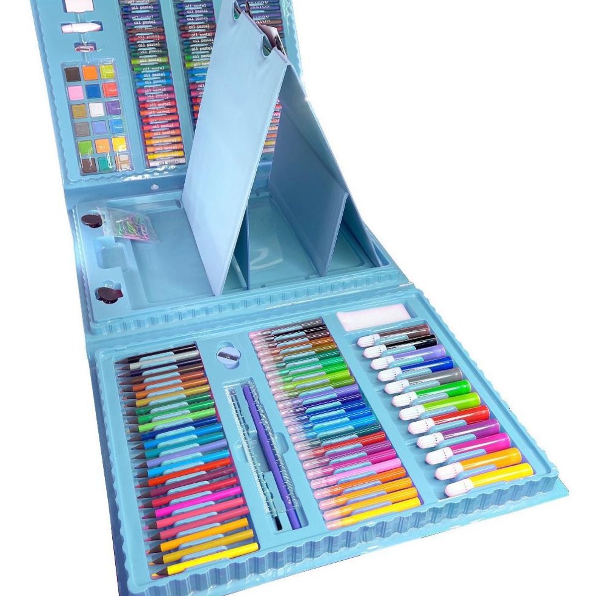 GENERICO - Set Creativo Infantil Portátil de 208 Piezas