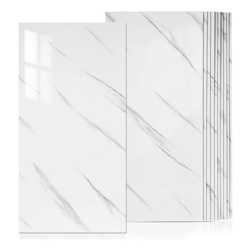 GENERICO - Pack de 10 Pegatinas Adhesivas para Baldosas de Mármol 60x30 cm
