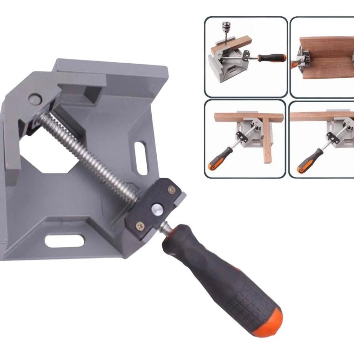 GENERICO - Prensa Esquinera Ajustable para Carpintería - Sujeción de 90°