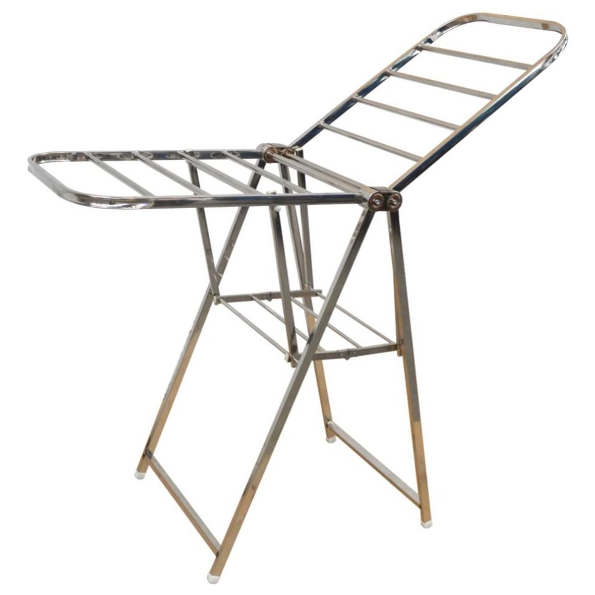 GENERICO - Tendedero Plegable de Acero Inoxidable con 2 Niveles