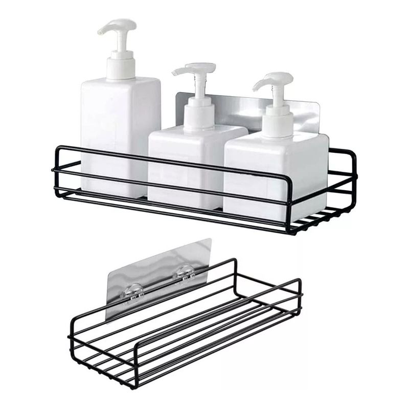 GENERICO - Repisa Adhesiva Inoxidable para Ducha - Organizador de Baño
