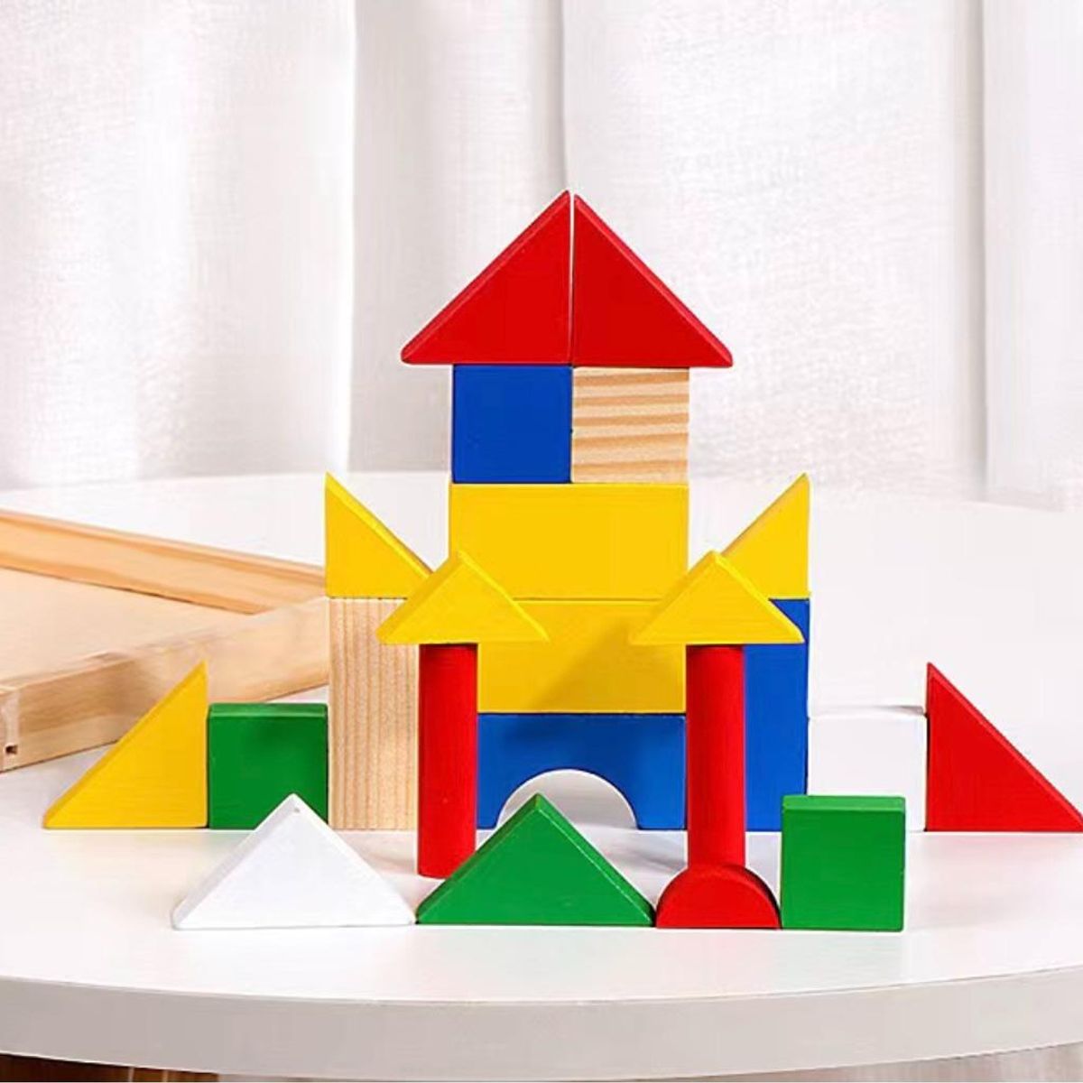 GENERICO - Puzle Didáctico de Madera con 39 Piezas para Niños