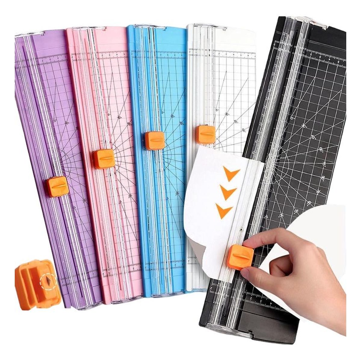 GENERICO - Cortadora Manual de Papel A4 con Repuestos Inclusivos