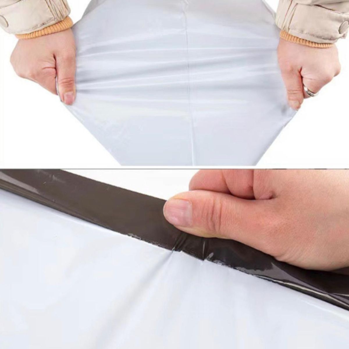 GENERICO - Pack de 100 Bolsas Plásticas Courier Autoadhesivas 40x55cm